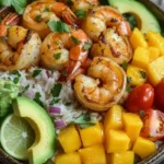 Shrimp Mango Rice Bowl