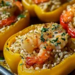 Shrimp Stuffed Peppers Made Easy and Full of Flavor 3 Shrimp Stuffed Peppers