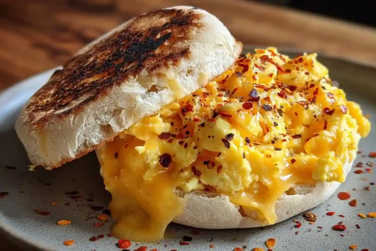 Cheesy Egg Muffin Sandwich
