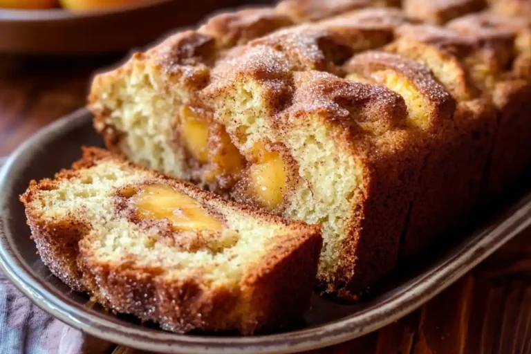 Cinnamon Peach Bread recipe for cozy fall baking 2 Cinnamon Peach Bread