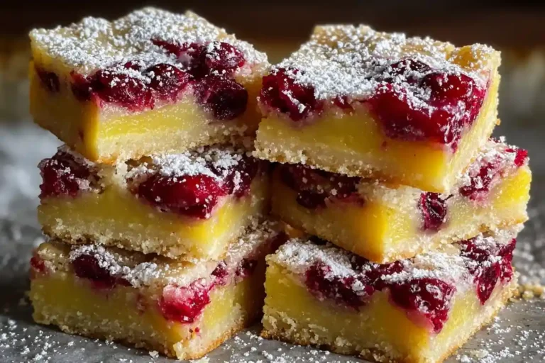 Cranberry Lemon Bars