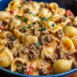 Creamy Beef Pasta Shells Made Easy in One Pot 3 Creamy Beef Pasta Shells