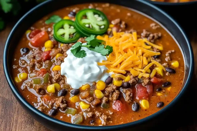 Ground Beef Enchilada Soup