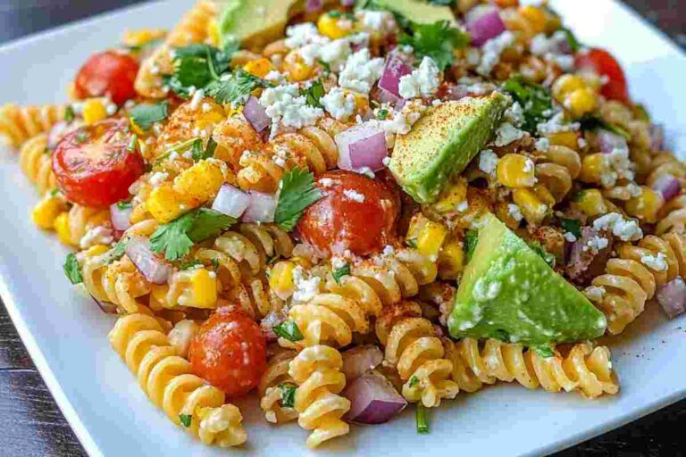 Healthy Elote Pasta Salad