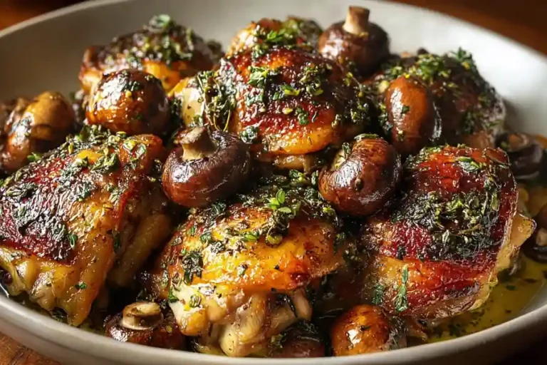 Herb Roasted Mushroom Chicken Recipe You’ll Crave 2 Herb Roasted Mushroom Chicken