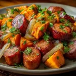 Honey Garlic Sausage Skillet is Your Next Dinner Hero 3 Honey Garlic Sausage Skillet