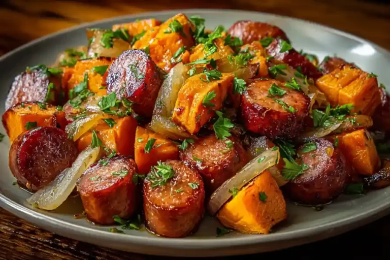 Honey Garlic Sausage Skillet