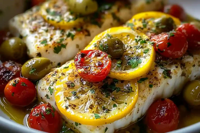 Mediterranean Baked Fish