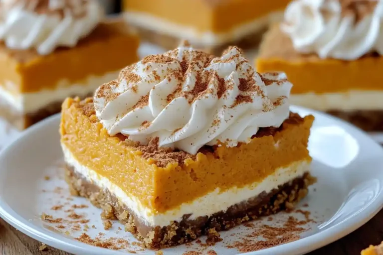 No Bake Pumpkin Cheesecake Bars