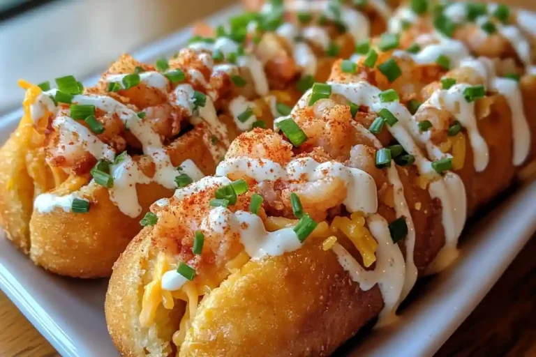 Seafood Corn Dog Nachos 1