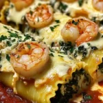 Shrimp Stuffed Pasta Rolls