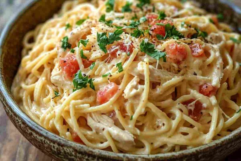 Slow Cooker Chicken Spaghetti