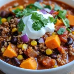 Turkey Sweet Potato Chili