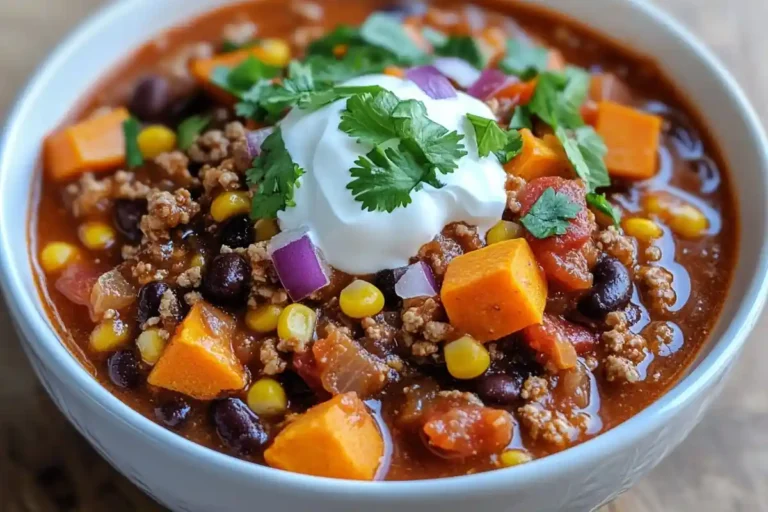 Turkey Sweet Potato Chili