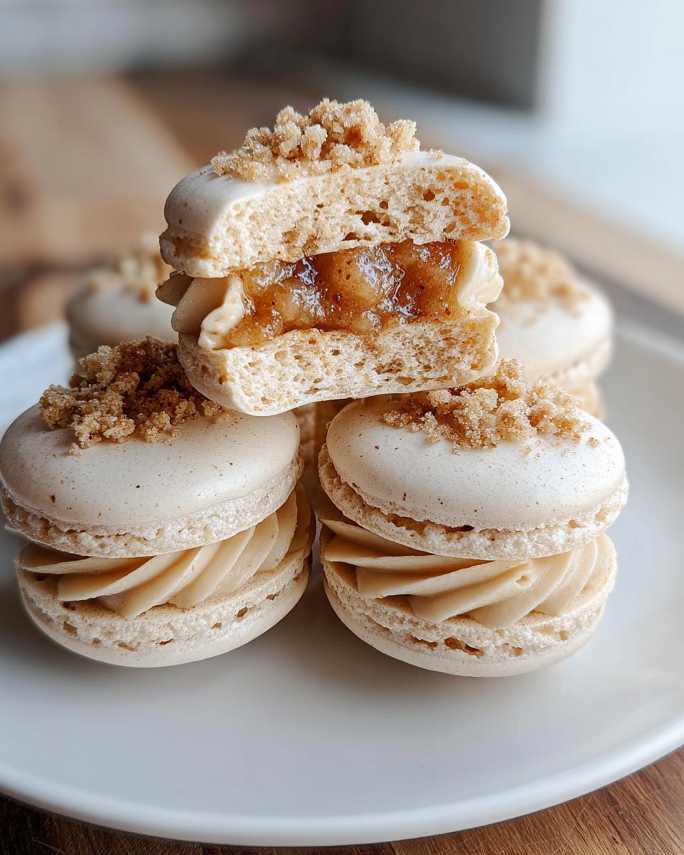Apple Pie Macarons - detail 1