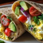 Avocado Egg White Burrito