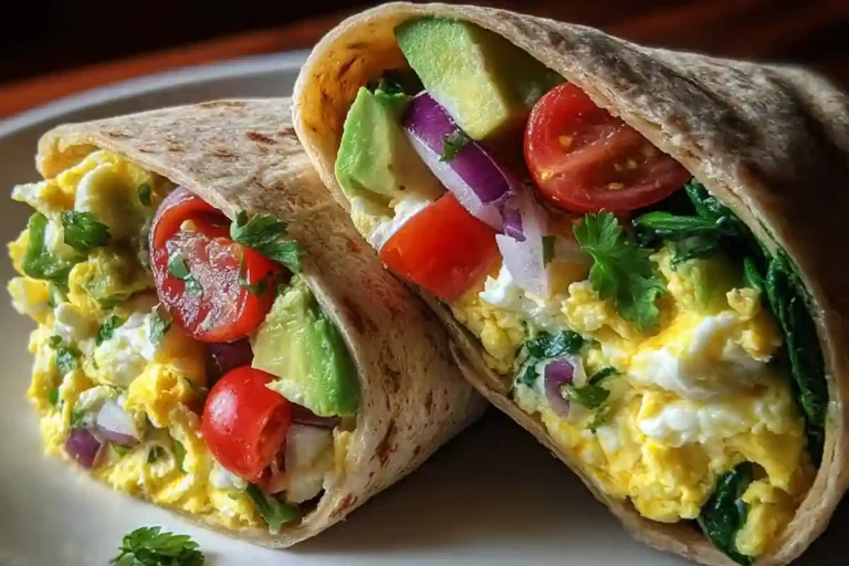 Avocado Egg White Burrito
