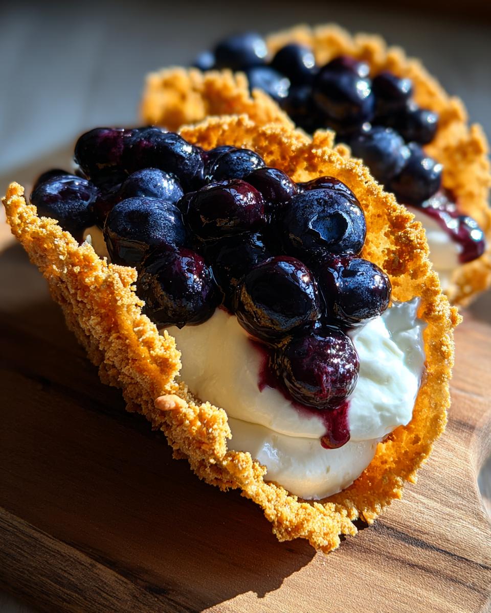 Blueberry Cheesecake Tacos - detail 1