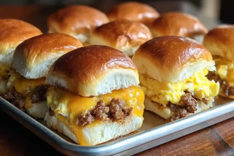 Breakfast Sliders with Syrup