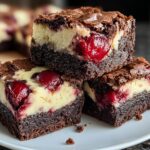 Cherry Cheesecake Brownie Bars