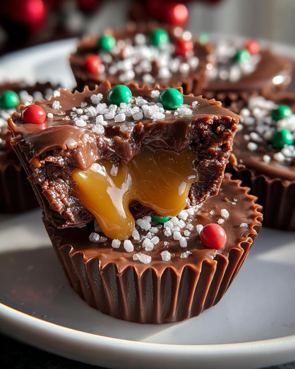 Chocolate Caramel Cups - detail 2