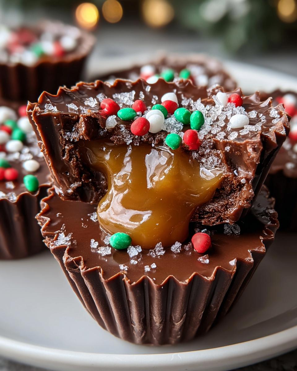 Chocolate Caramel Cups - detail 3