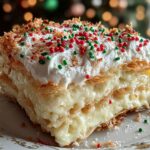 Christmas Coconut Dessert Lasagna