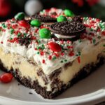 Christmas Oreo Lasagna
