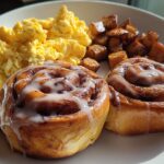 Cinnamon Roll Sausage Breakfast
