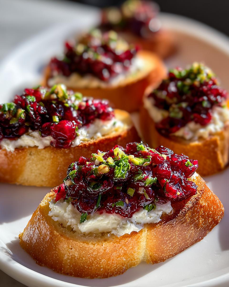 Cranberry Jalapeño Crostini - detail 3