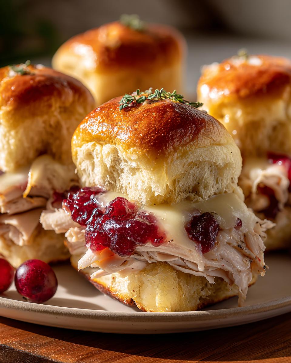Cranberry Turkey Sliders - detail 2