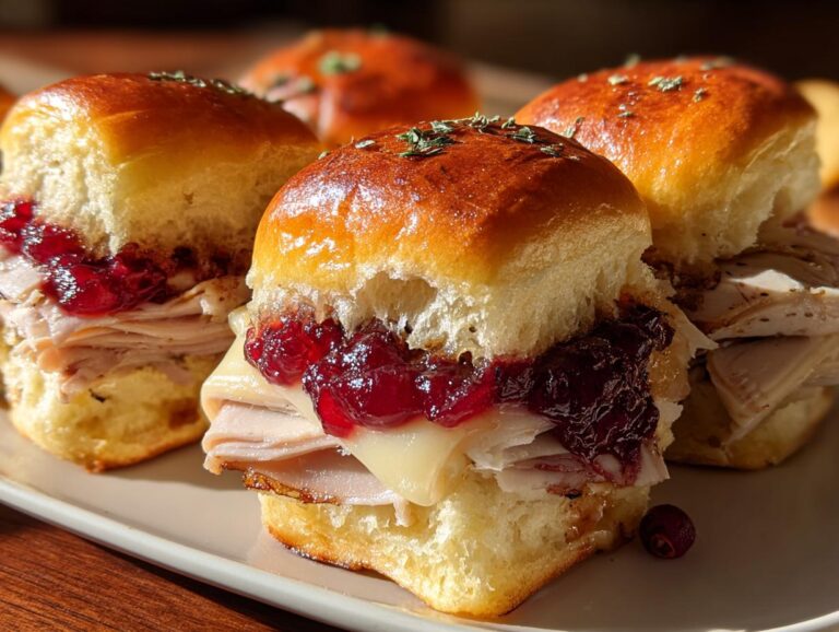 Cranberry Turkey Sliders