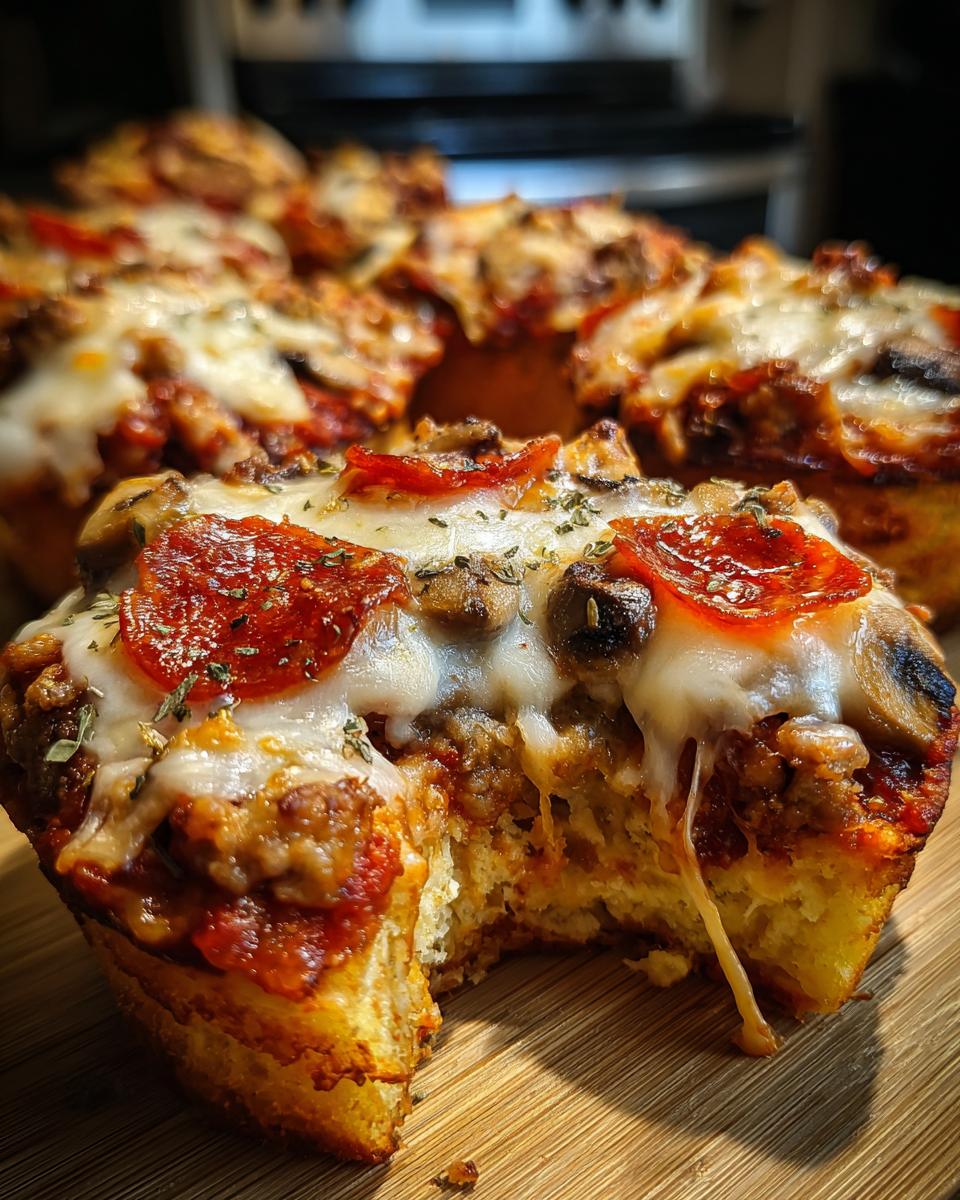 Irresistible 8-Minute Deep Dish Pizza Cupcakes You'll Crave 6 Deep Dish Pizza Cupcakes - detail 2