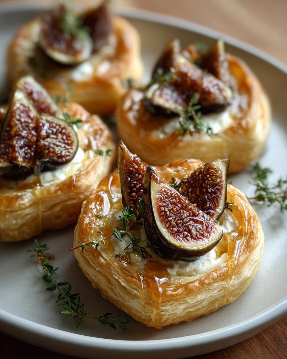 Fig Goat Cheese Tartlets - detail 1
