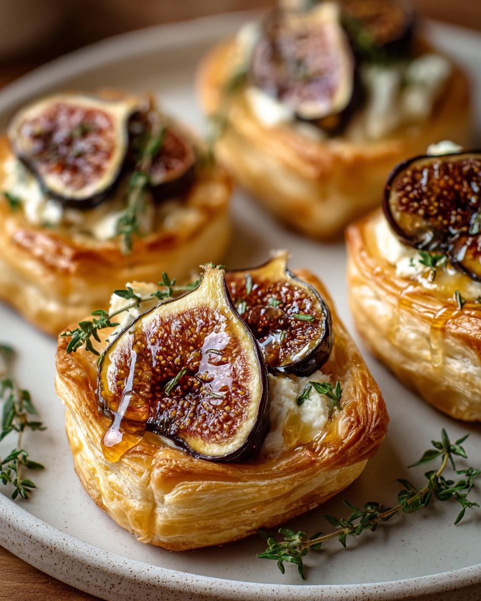Fig Goat Cheese Tartlets - detail 3