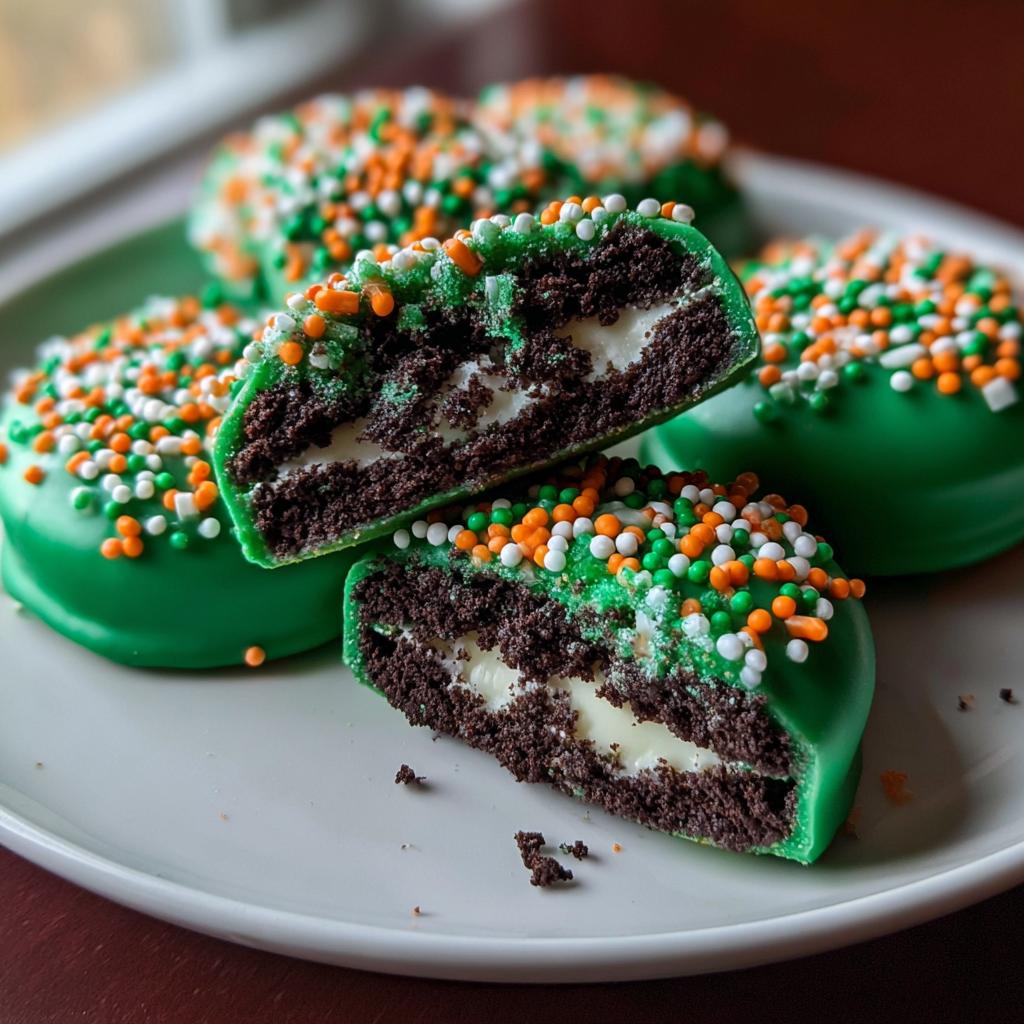 Irish Cream Dipped Oreos - detail 1