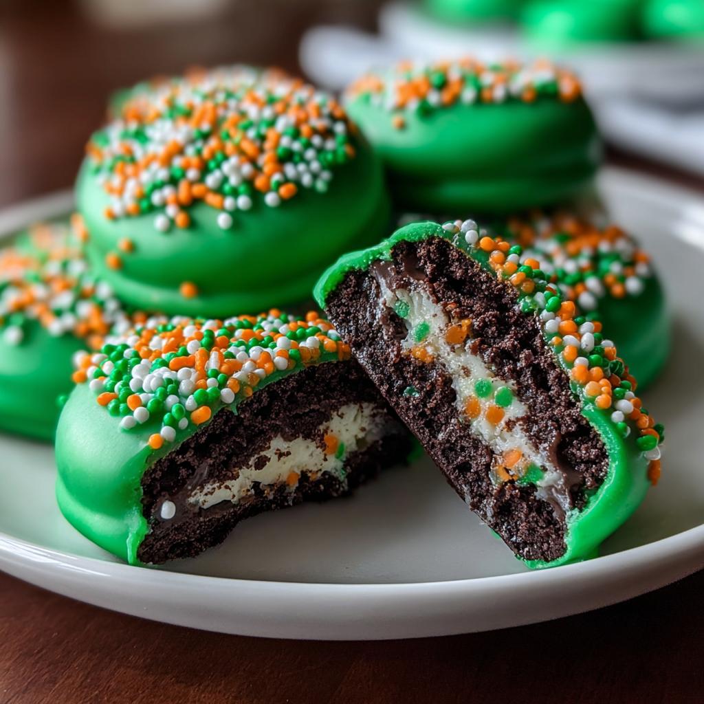 Irish Cream Dipped Oreos - detail 2