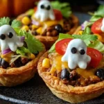 Mini Taco Pie Halloween