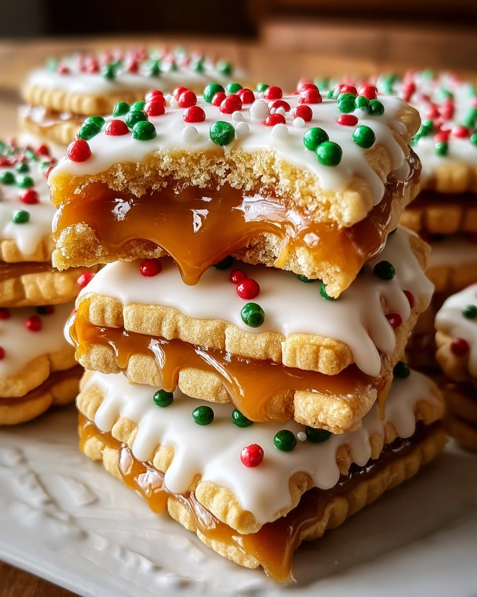 No Bake Caramel Ritz Cookies - detail 2