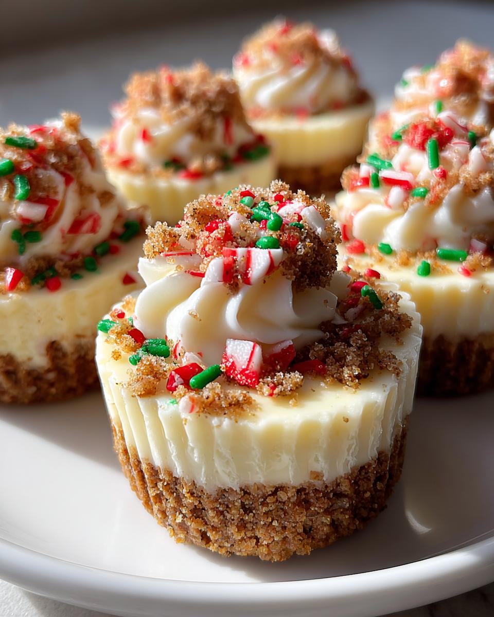Tantalizing No-Bake Mini Christmas Cheesecakes in 3 Hours Flat 5 No-Bake Mini Christmas Cheesecakes - detail 1