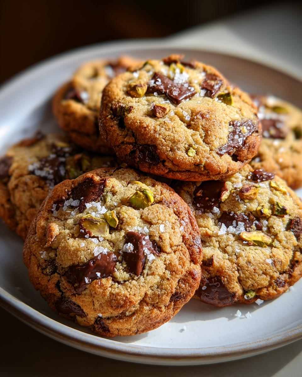 5-Star Pistachio Chocolate Chip Cookies - Irresistible Crunch! 5 Pistachio Chocolate Chip Cookies - detail 1