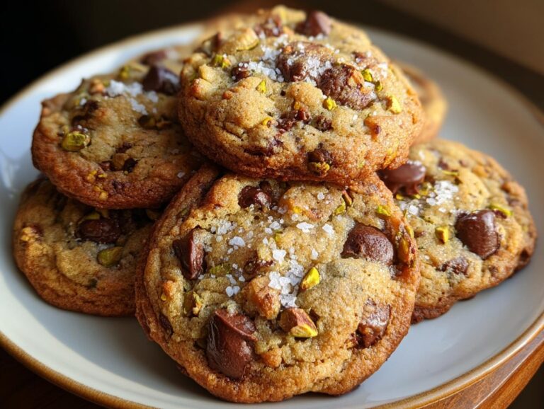 5-Star Pistachio Chocolate Chip Cookies - Irresistible Crunch! 4 Pistachio Chocolate Chip Cookies