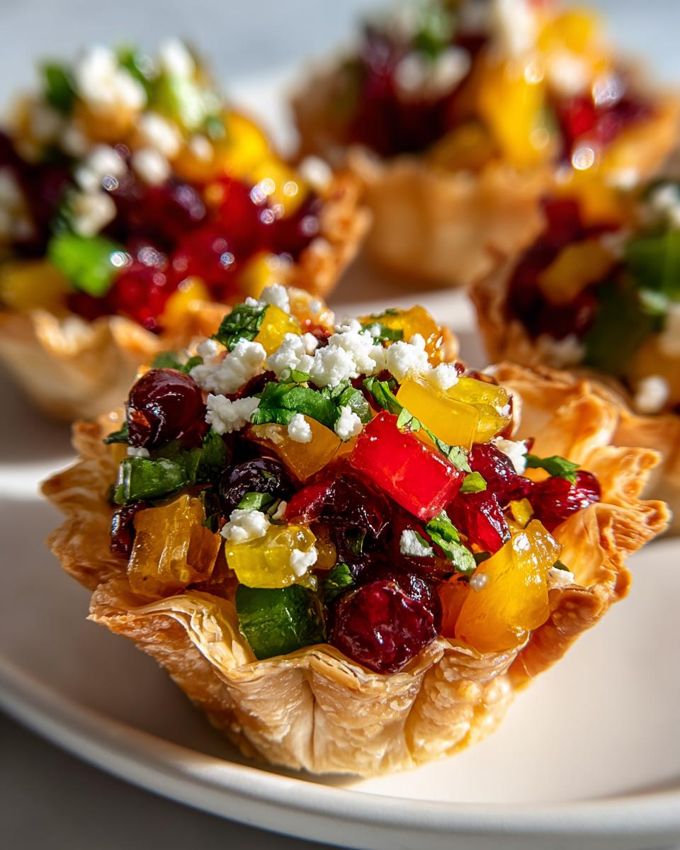 Rainbow Cranberry Tartlets - detail 1