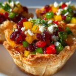 Rainbow Cranberry Tartlets