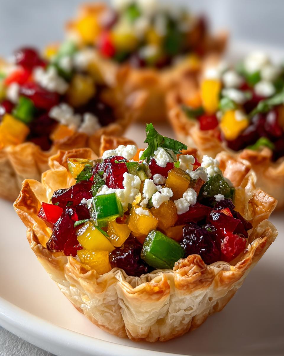 Rainbow Cranberry Tartlets - detail 2