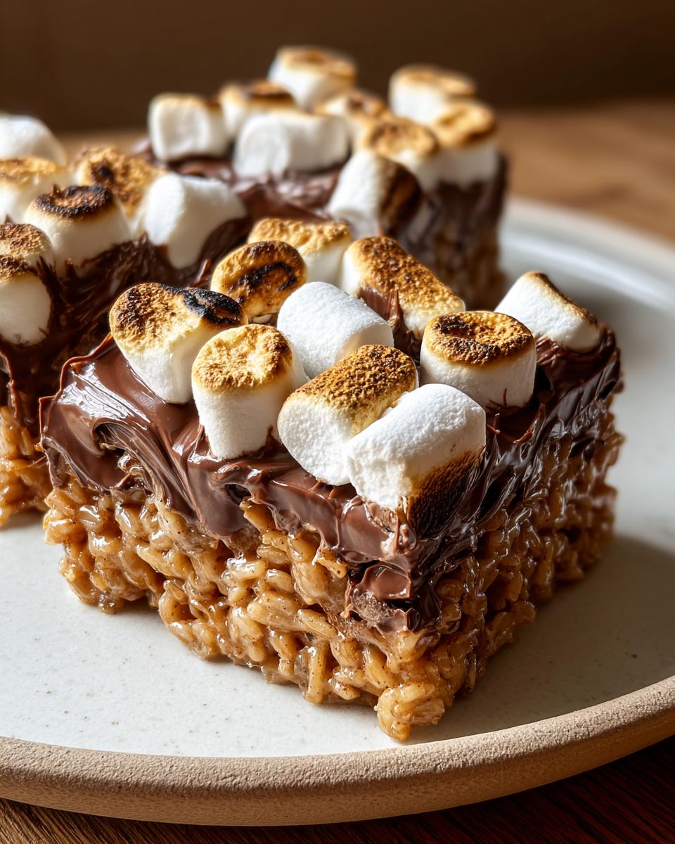 S’mores Rice Krispie Treats - detail 2