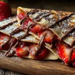 Strawberry Nutella Quesadilla