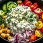 Tzatziki Chickpea Salad