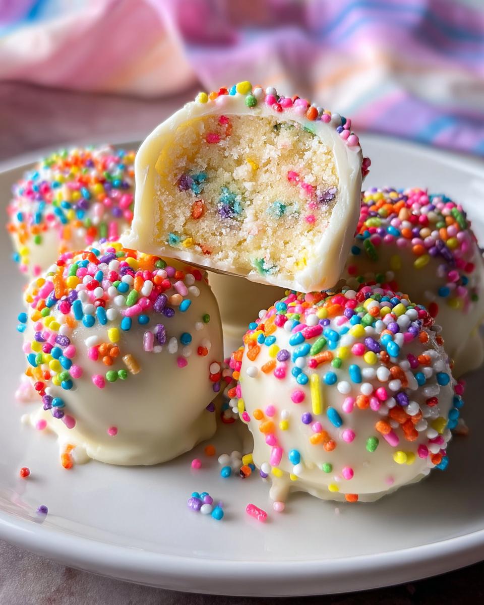 Unicorn Sprinkle Truffles - detail 1