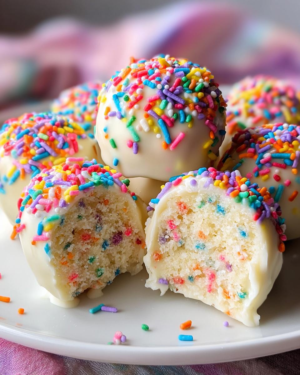 Unicorn Sprinkle Truffles - detail 2